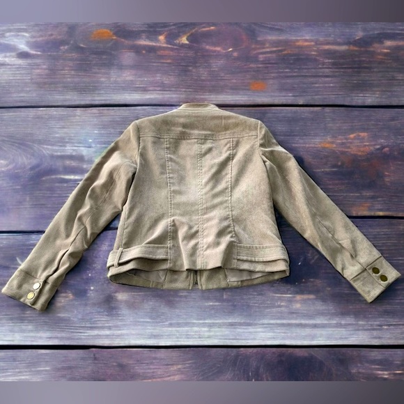 Tribal Women’s Beige coat, suede like- Size 6 - Picture 5 of 8